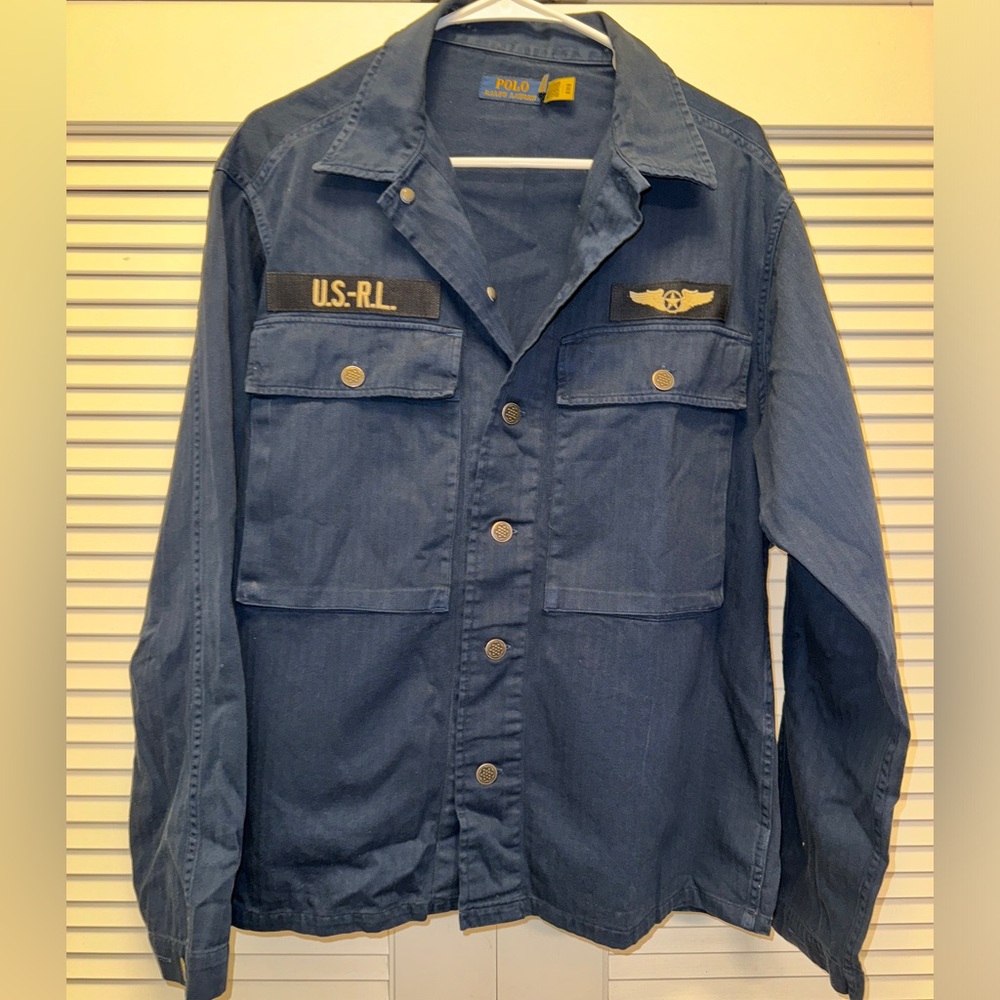 Polo Ralph Lauren Nautical Cotton Shirt
Jacket Sz M Worn once